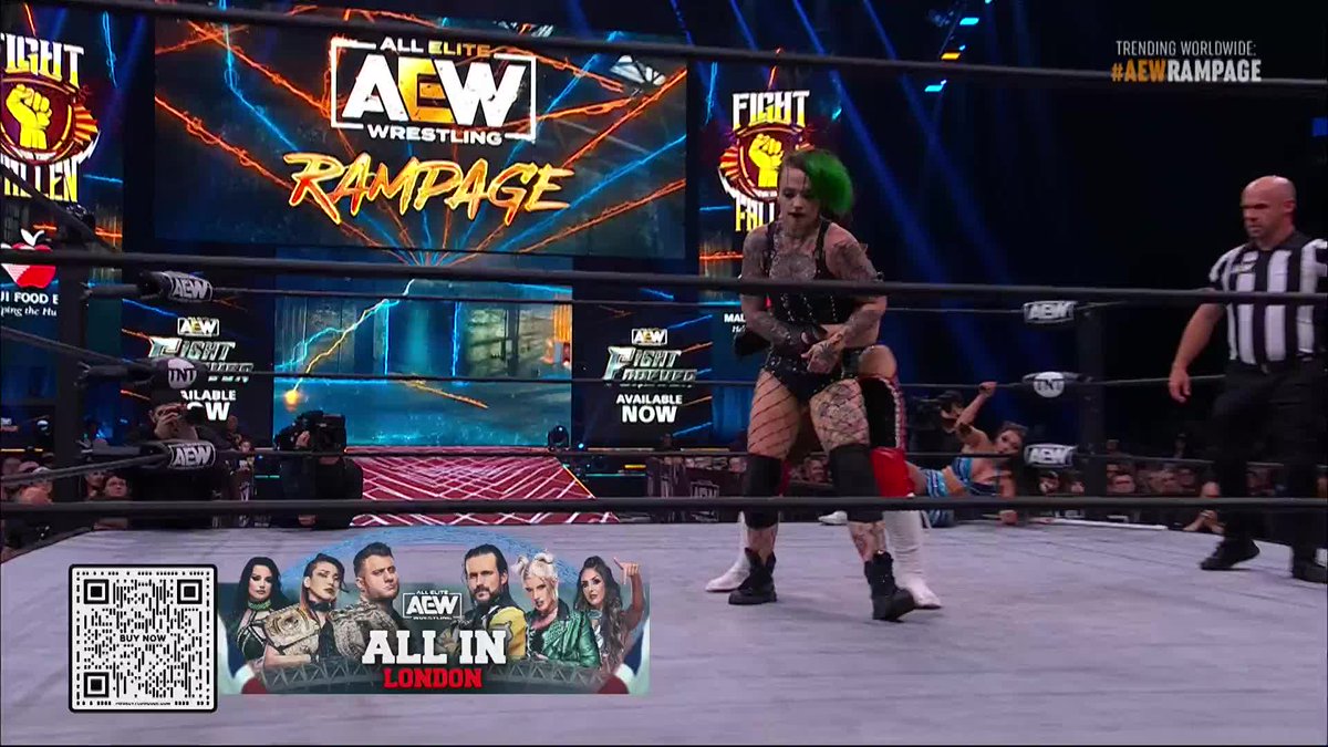 IT’S A MELEE! Watch #AEWRampage Fight for the Fallen on TNT! HIKARU SHIDA 志田 光 | @SkyeByee | Ruby Soho | #ToniStorm
