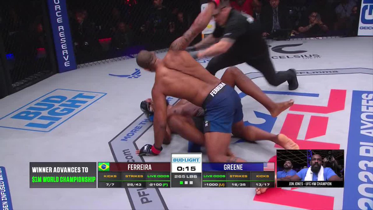 Renan Ferreira Gets it DONE in 1st Round!!! #PFLPlayoffs LIVE NOW 🇺🇸 ESPN 🌎