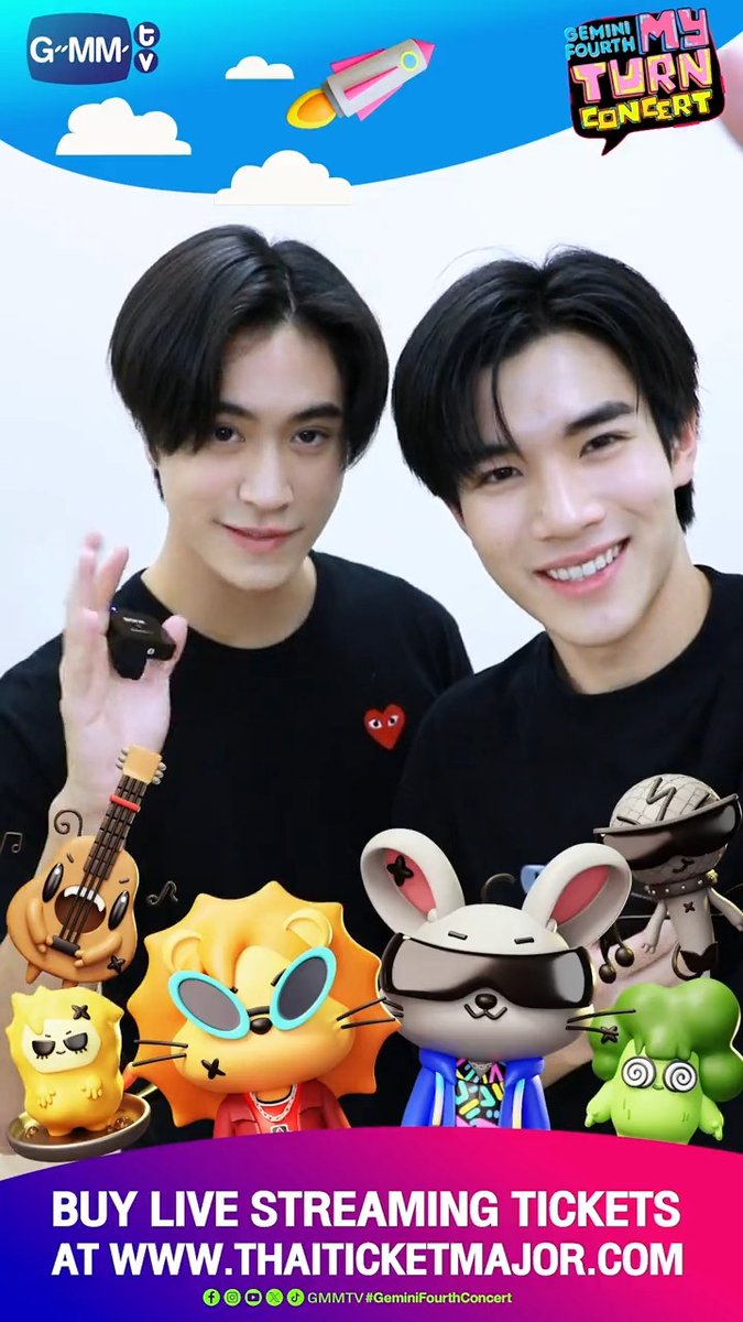 นับถอยหลัง 1 สัปดาห์! โค้งสุดท้ายสำหรับคนที่ยังไม่มีบัตร "เจมีไนน์-โฟร์ท" รอมาสนุกกับทุกคนอยู่นะ 😙✌🏻 👉🏻 BUY LIVE STREAMING TICKETS ‘Gemini Fourth My Turn Concert’ 🎲 26-27 August 2023 | Impact Arena #GeminiFourthConcert #GMMTV gemini_nt FOURTH