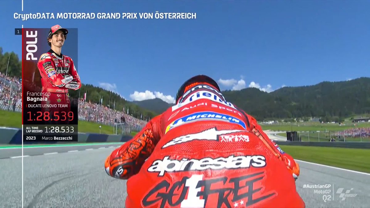 It's POLE for Pecco Bagnaia! 🔥 That's his 5th of the season! 👏 #AustrianGP 🇦🇹