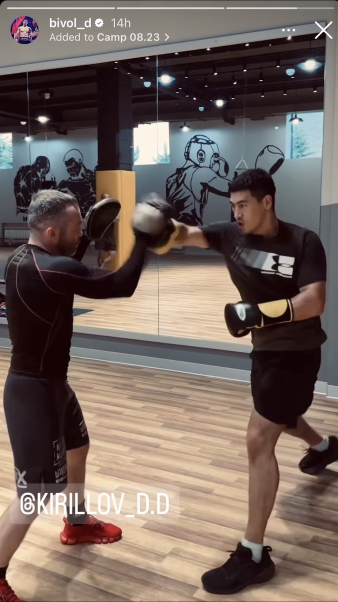 Dmitry Bivol back in training… [🎥 @Bivol_D]
