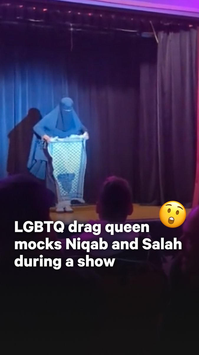 Drag performer MOCKS Islamic prayer โฌ๏ธ