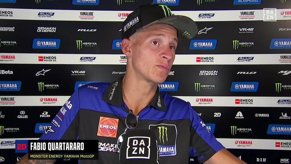 "He hecho la mejor salida de mi vida, pero en la primera curva se ha visto exactamente lo que ha pasado" La agitada carrera de fabio quartararo 😅 #AustrianGP 🇦🇹 #MotoGP 🏁
