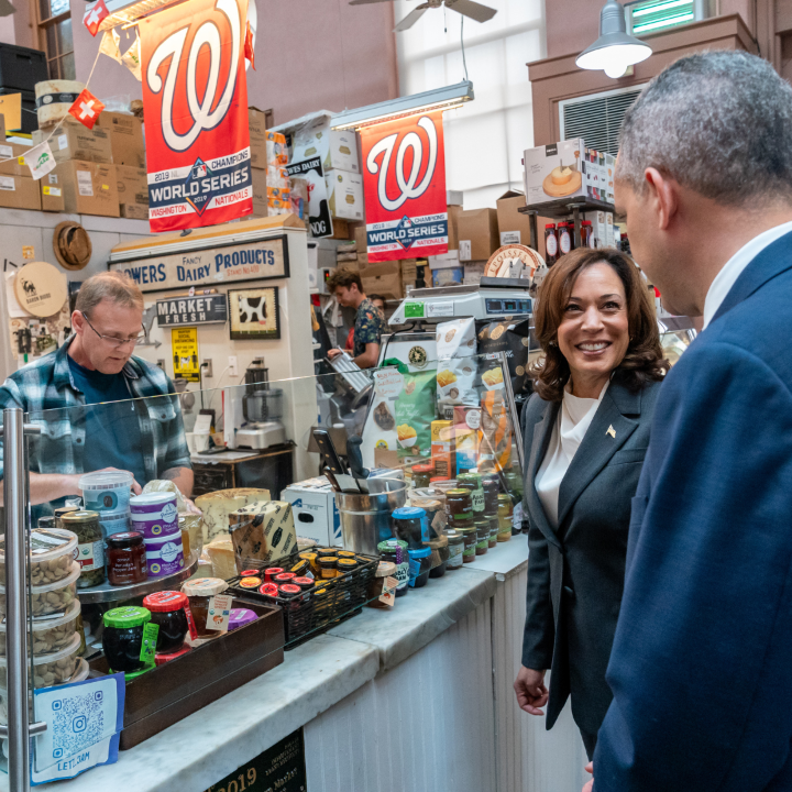 Made a quick stop at my favorite D.C. cheese shop. Small businesses like this one are the backbone of our communities.