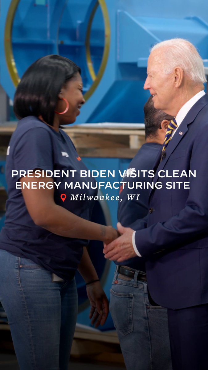 I had the chance to meet a few men and women at the Ingeteam plant in Milwaukee who are hard at work building our clean energy economy. They represent what I've always said: America has the best workers in the world.