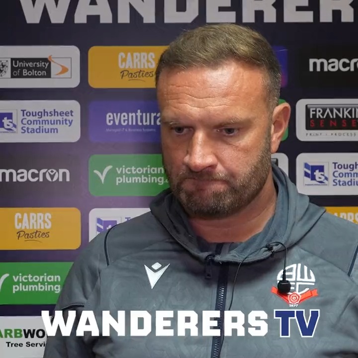 🗣️ Ian Evatt speaks following defeat to Wigan... #bwfc