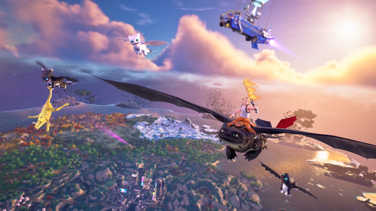 Fortnite X How to Train Your Dragon