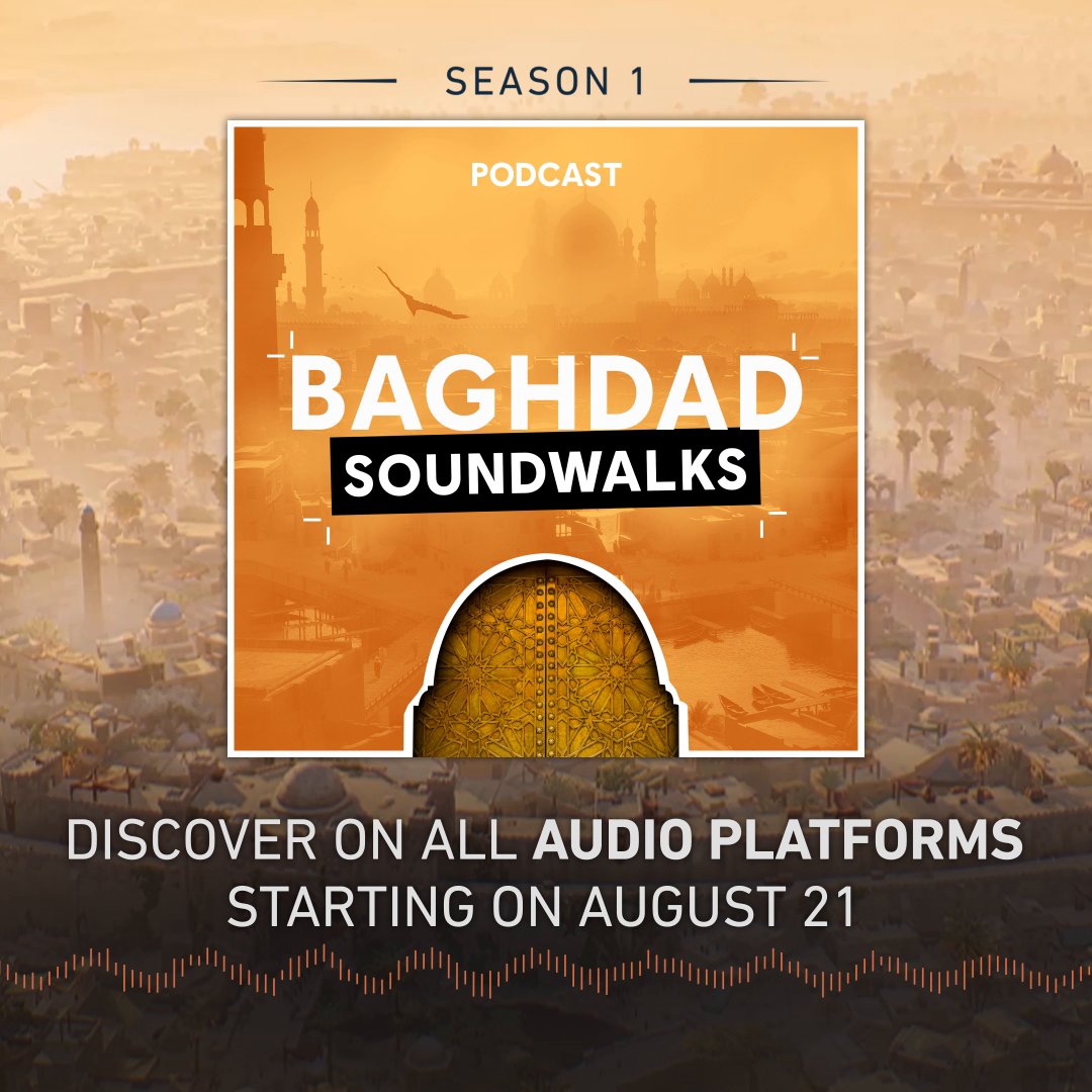 Discover "Baghdad Soundwalks", a new Assassin's Creed podcast. Let our hosts guide you through the history, intrigue and drama of medieval Baghdad, the setting for Assassin's Creed Mirage. Stay tuned for a new episode every Monday ⏰ Learn more:
