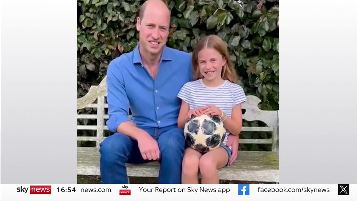 BREAKING: Prince William has said "sorry we can't be there in person" as he wished the Lionesses good luck ahead of the Women's World Cup final tomorrow. 📺 Sky 501, Virgin 602, Freeview 233 and YouTube