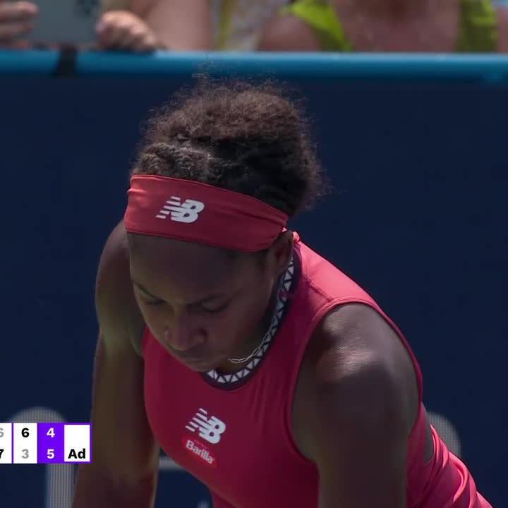 COCO GAUFF GETS HER FIRST CAREER WIN OVER NO. 1 IGA SWIATEK ๐ Look at what it meansโผ๏ธ (via wta)