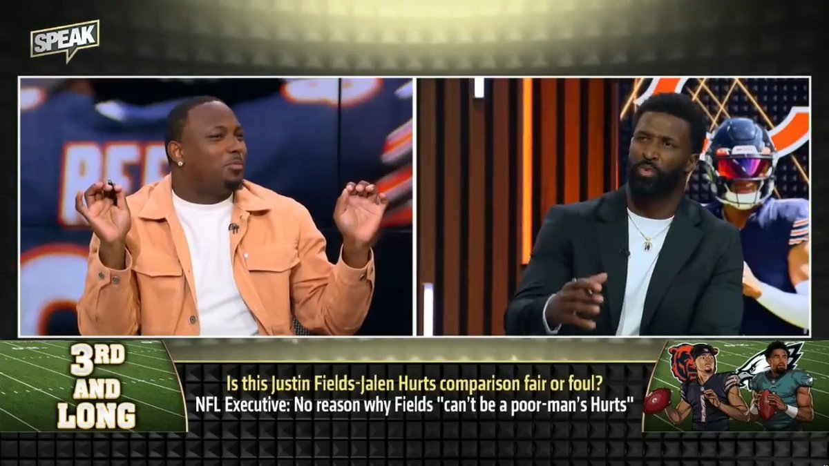 James Jones just put Shady in his PLACE on Shady calling Justin Fields “poor man Jalen Hurts”