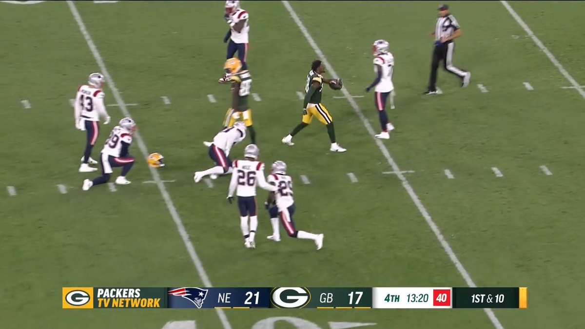 HEATH. 😤 #NEvsGB | #GoPackGo 📺: Packers TV Network