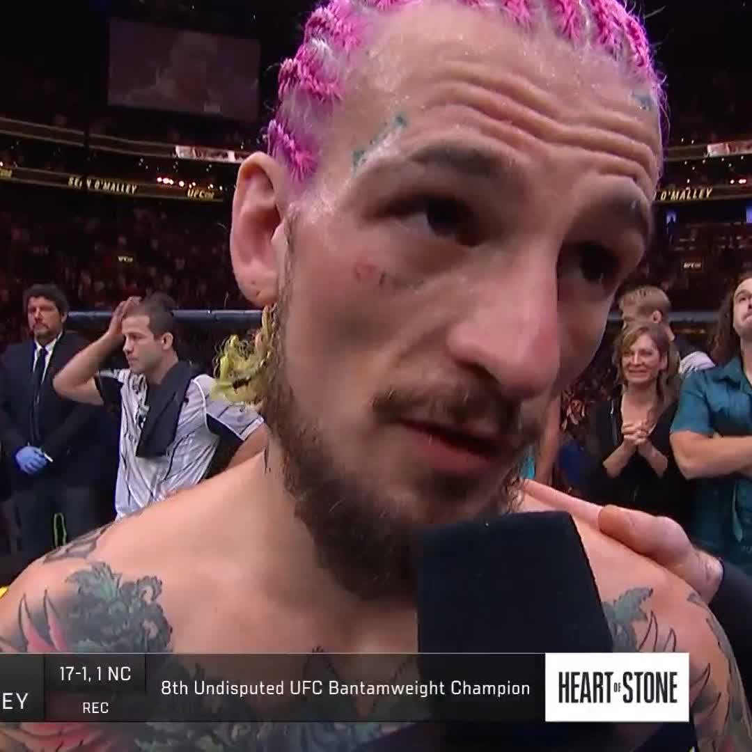 That right hand just changed Sean O'Malley's life forever! #UFC292