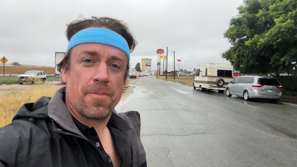 LIVE update from Banning, California near the southern slope of the San Bernardino Mountains with stratiform rains and winds gusting to 30 mph. Catastrophic flash flooding and tornado potential will be the main issues this afternoon and evening interior southern CA with TS Hilary AccuWeather