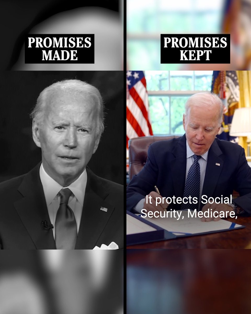 Promises made. Promises kept.
