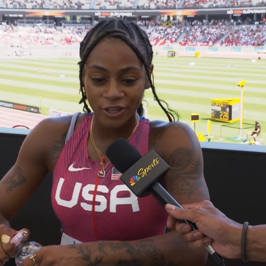 Sha’Carri Richardson after running a 10.92 in the 100m heats: “I’m not worried about the world anymore. I’ve seen the world be my friend. I’ve seen the world turn on me.”