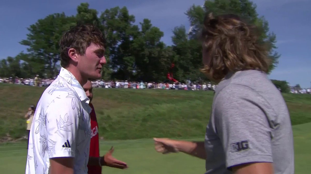 ROLL TIDE! 🐘 Alabama Men's Golf's Nick Dunlap joins Tiger Woods as the only players to win the #USJuniorAm and #USAmateur!