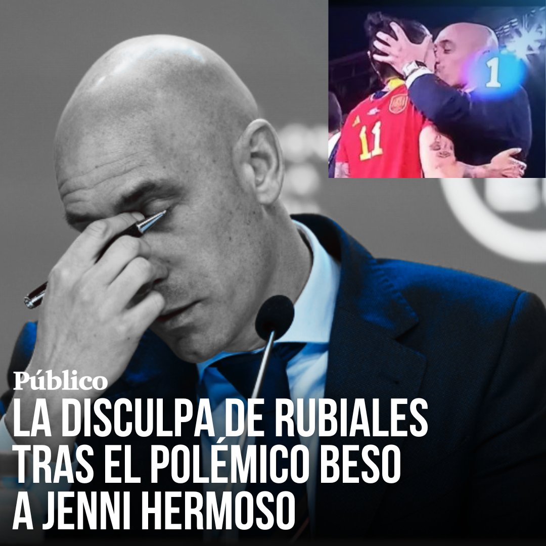 Tras la avalancha de peticiones de dimisión por el beso a Jenni Hermoso, estas son las disculpas de Rubiales ¿Es suficiente?