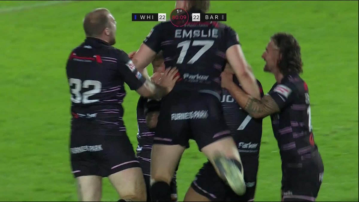 Ryan Johnston wins the derby for Barrow Raiders! 😱 A last gasp drop goal is the decider 👏
