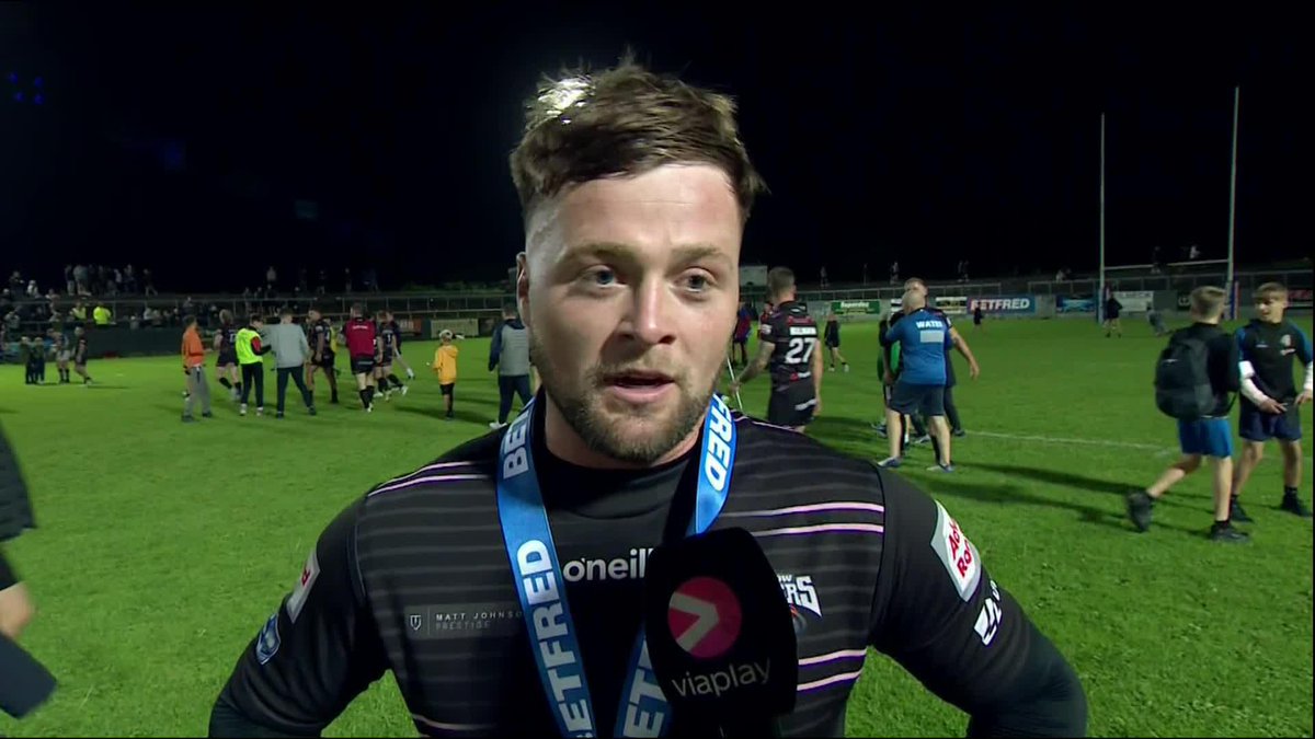 🔵 Barrow Raiders' Ryan Johnston reacts to a colossal Cumbrian Derby victory "Hopefully we can keep this great club in the Championship." 🗣️