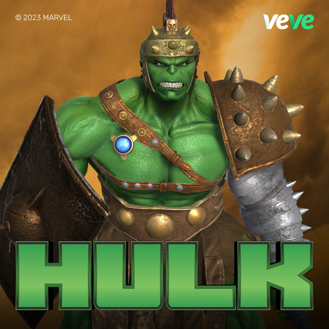 Get another look at Marvel Entertainment's Planet Hulk animated digital collectible! The fourth Hulk drops tomorrow, Tue, 22 August at 8 AM PT. Collect all four to be airdropped a fifth and final Hulk! Details: #CollectorsAtHeart 💚