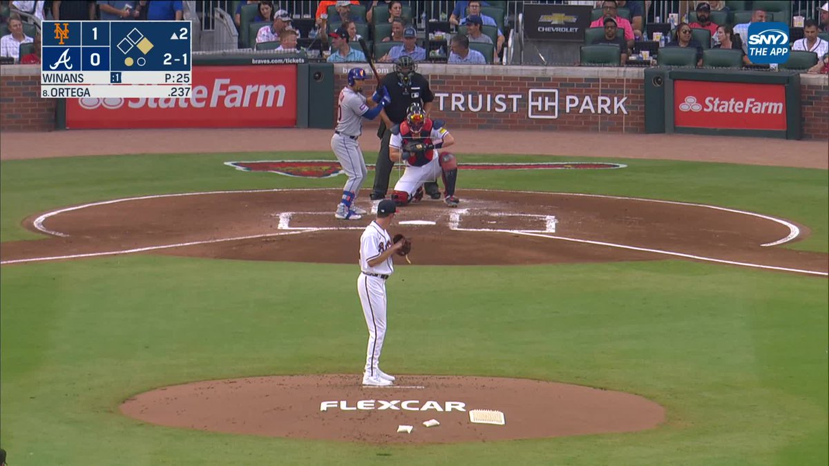 Rafael Ortega launches his first homer as a Met!