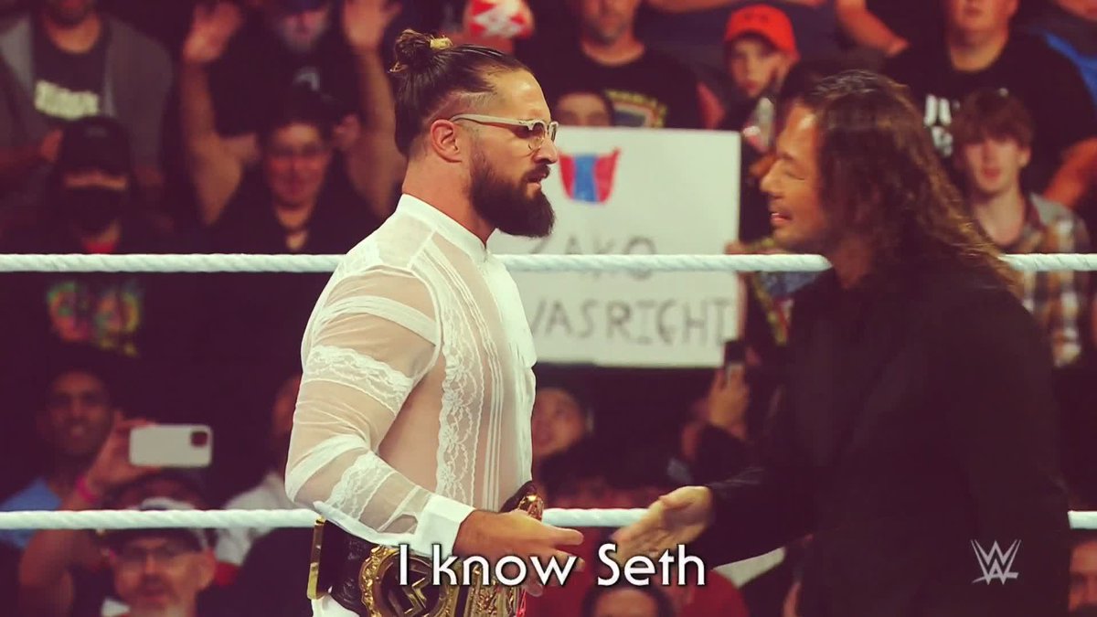 What DID Shinsuke Nakamura whisper to Seth Rollins? Find out NOW! #WWERaw