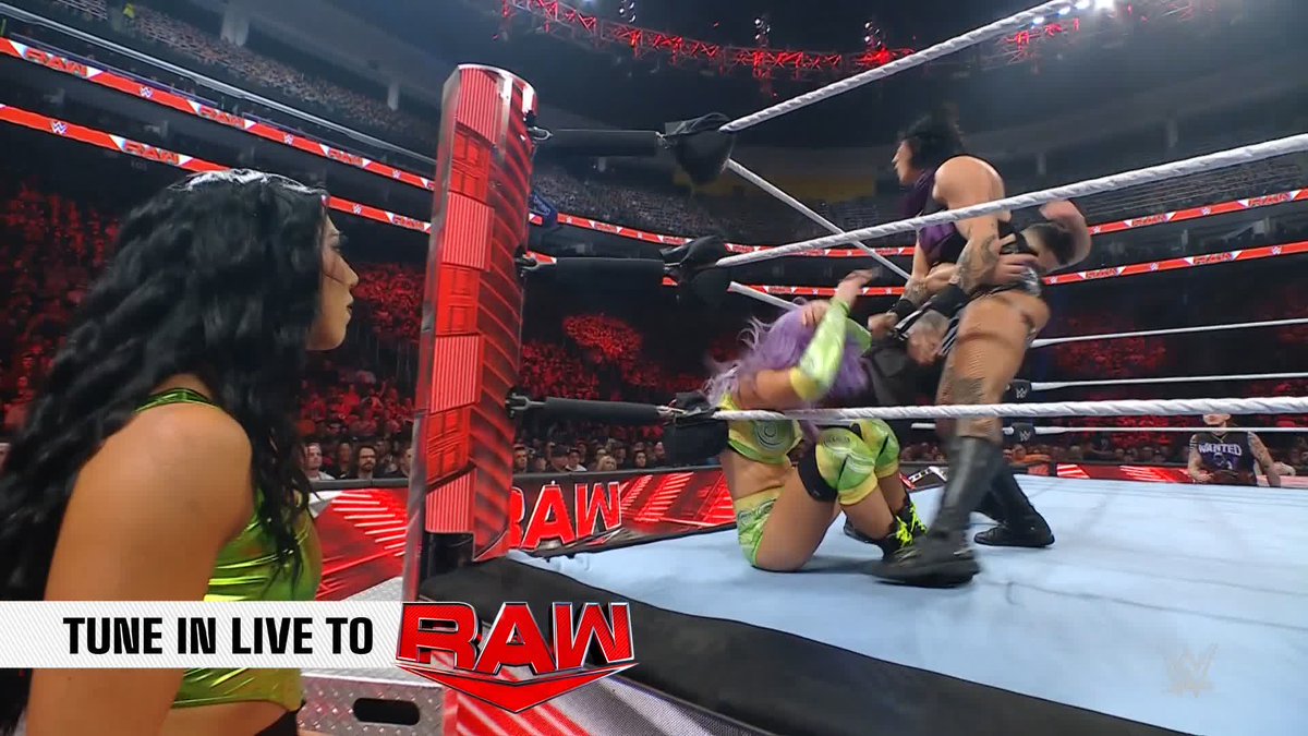 MAMI continues to dominate on #WWERaw! RheaRipley_WWE