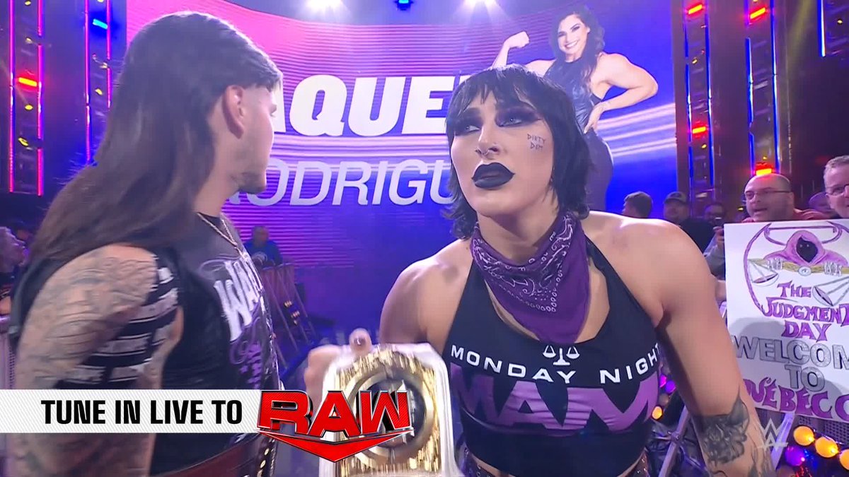 Has RheaRipley_WWE finally met her match?! Raquel is BACK! #WWERaw