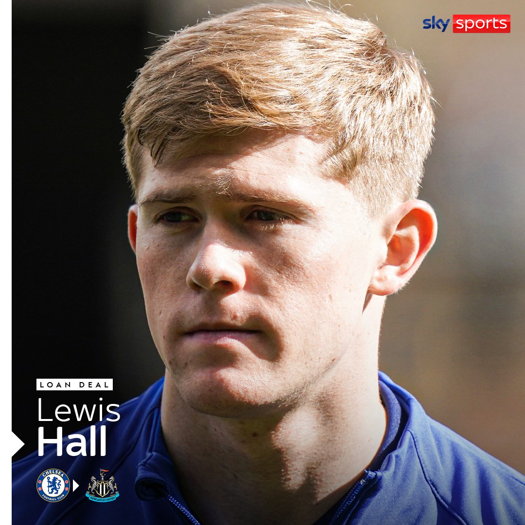 BREAKING: Newcastle complete transfer of Lewis Hall on a season long loan from Chelsea with an obligation to buy ✍️