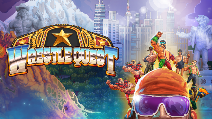 It's time to tag team with destiny! Piledrive your way through a world where wrestling and RPG fantasy collide in WrestleQuest, out now on Nintendo #eShop. Your grappling idols await: