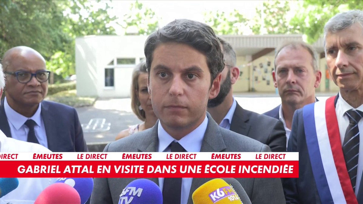 Gabriel Attal sur la fusillade qui a coûté la vie à un enfant à Nîmes : «C'est l'horreur absolue (...) J'ai demandé au rectorat une cellule d'écoute pour l'ensemble de la communauté éducative de son établissement»