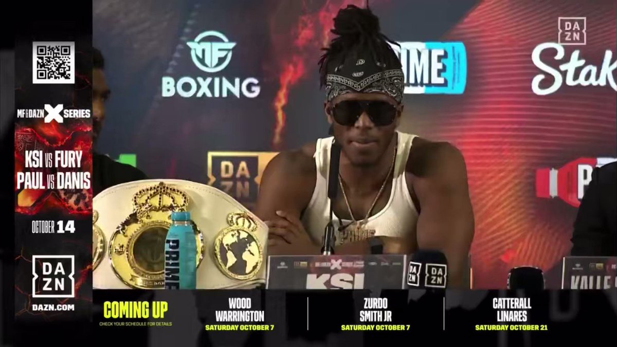 KSI and Tommy Fury getting into it 😳