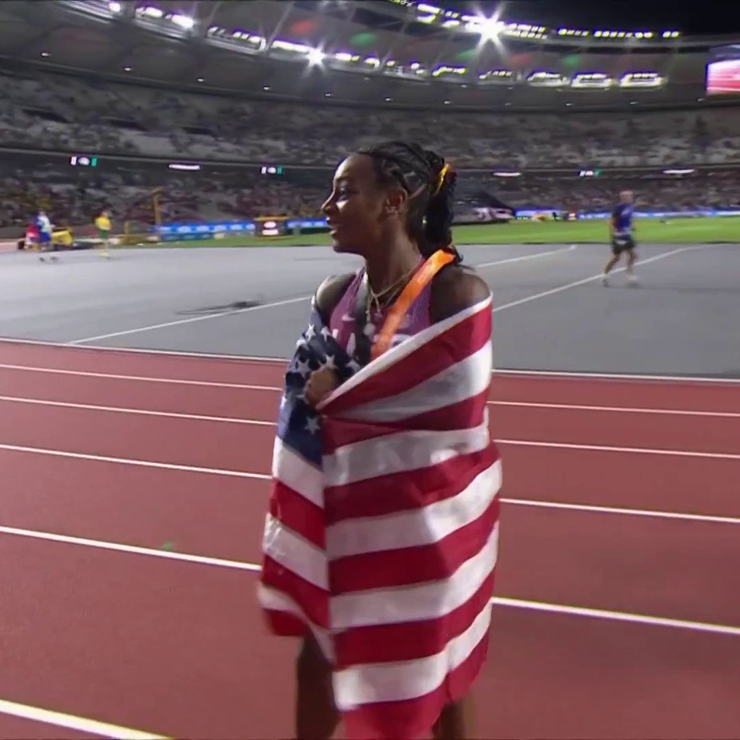 Congratulations to the fastest woman in the world, Sha’Carri Richardson! 🇺🇸