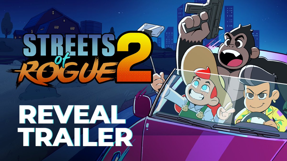 The craziness of GTA meets the freedom of Deus Ex! Streets of Rogue 2 gameplay has been revealed at #Gamescom2023! 🌎Proc-Gen Open World 🦹🏻Multiple Playable Characters 🌐Local and Online Co-Op Wishlist the game now, the link is in the replies 👇
