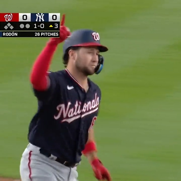 In Carter Kieboom's first MLB AB since 2021 ... HE BACK