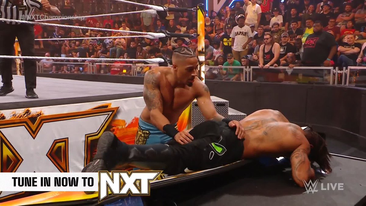 ARE YOU KIDDING ME, Carmelo Hayes?!?! #NXTHeatwave
