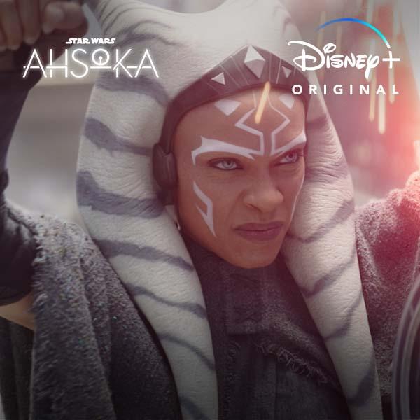 Experience the newest Star Wars event. The first two episodes of @AhsokaOfficial are now streaming on Disney+. #TanoTuesday