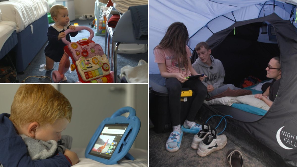 Working people are become the working homeless. Our investigation has found families with children living in tents and hotels. This was our lead story on News at Ten with tom bradby. We dedicated the first 10 minutes of the show to the housing crisis