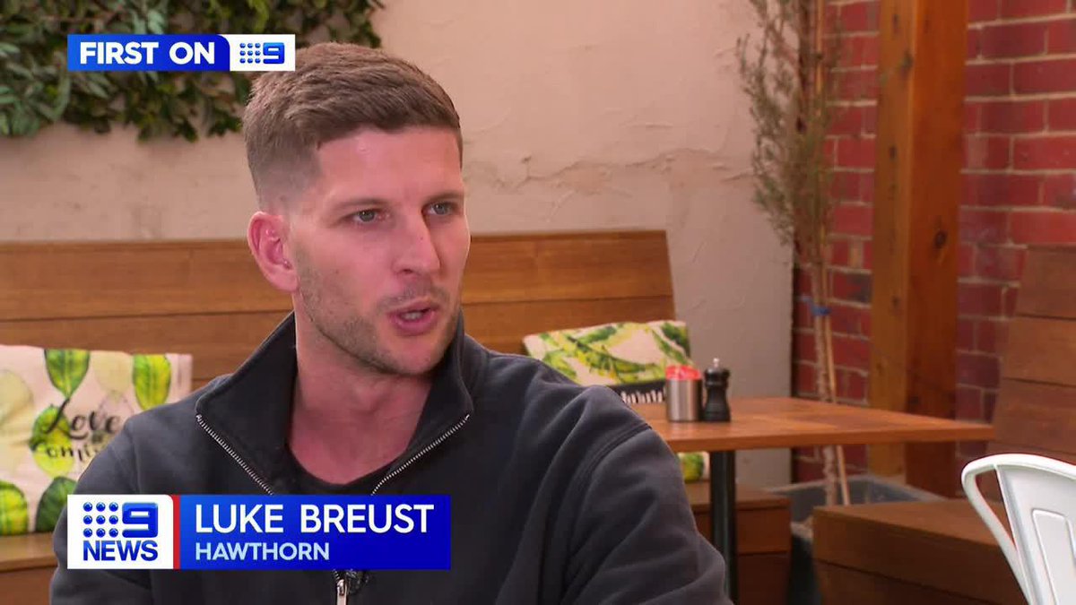 #EXCLUSIVE: Hawthorn forward Luke Breust has opened up about the medical ordeal that, literally, left him speechless. #9News