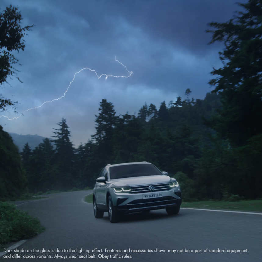 Fun at every turn, safe on every terrain, and stunning everywhere. No drive is just another drive when #YouAreInAVolkswagen. #VolkswagenTaigun #VolkswagenVirtus #VolkswagenTiguan #VolkswagenIndia #Volkswagen