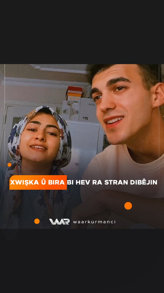 Xwişk û bira bi hev ra strana Rêzan Koç dibêjin. 😍 Vîdeoya xwe bişîne, xwe li ser Waarê bibîne. #VîdeoyênWe #WaarKurmancî