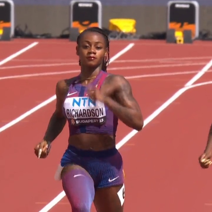 Sha'Carri Richardson jogs a 22.1 200m into a headwind! 💯 #WorldAthleticsChamps 📺: USA Network & Peacock