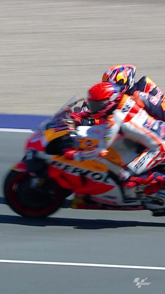 The results are in! 🗳️ Marc Márquez's move on Jack Miller in the race was voted as the best overtake from the #AustrianGP 🙌🇦🇹 #MotoGP