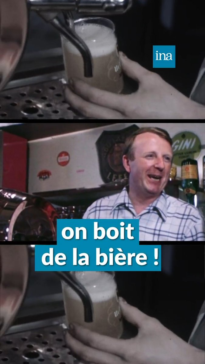 "Il n'y a pas d'heure pour boire de la bière" 🍻 En 1975, la télé conseillait de boire 1,5 litre de bière par jour pendant la canicule. Un reportage culte. ⚠ L'abus d'alcool est dangereux pour la santé.