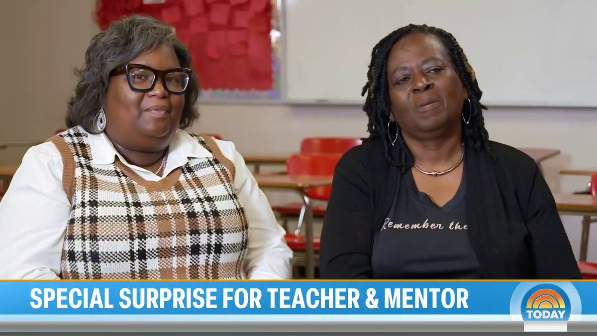 Teacher Tykesha Cross credits her mentor Yolanda Prim for saving her life by getting her back in the classroom โ first as a student and then as a teacher. Priscilla Thompson shares their emotional reunion โค๏ธ