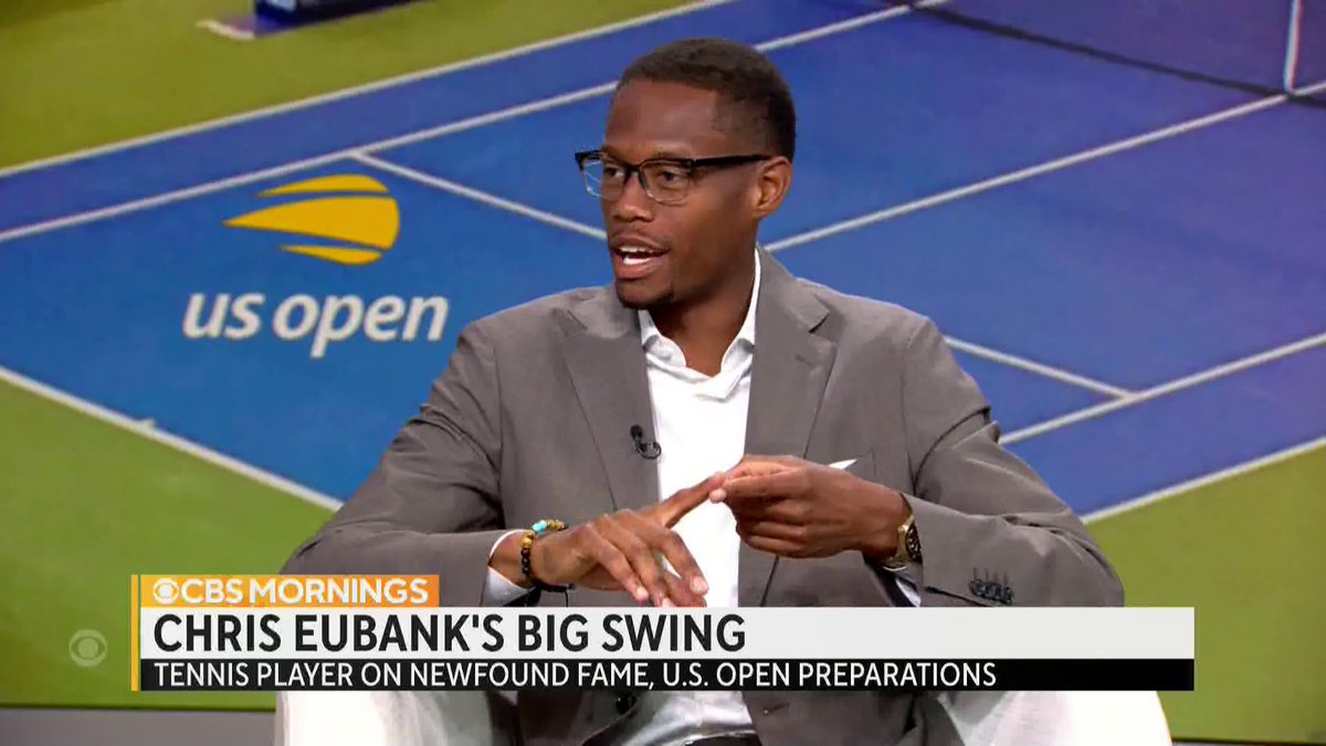 Rising American star Christopher Eubanks shocked the tennis world with his run into the quarterfinals at Wimbledon. Ahead of the U.S. Open, he’s reflecting on his new No. 30 world ranking: “It’s a testament of persistence, a lot of hard work and pretty much just never giving up.”