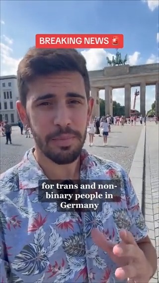 🚨 BREAKING 🚨 🇩🇪 Germany’s government has just given the green light to a self-determination bill that will replace the country’s 42-year-old “Transsexuals Law”, and allow trans and non-binary people aged 14 and older to change their legal gender by self-identification.