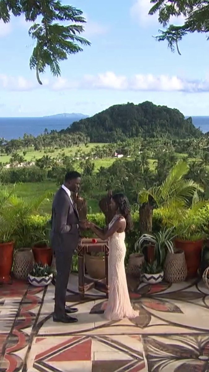 THEY'RE ENGAGED. ๐ฅ๐โจ Congratulations to Charity Lawson and Dotun Olubeko!