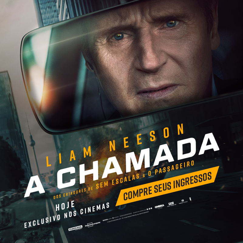 Com Liam Neeson, sua família e uma bomba no carro. Compre seus ingressos! #AChamadaOFilme